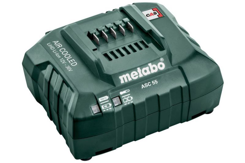 METABO Universal-Schnellladegerät ASC 55, 12-36 V, "AIR COOLED", EU (627044000) von Metabo Zubehör