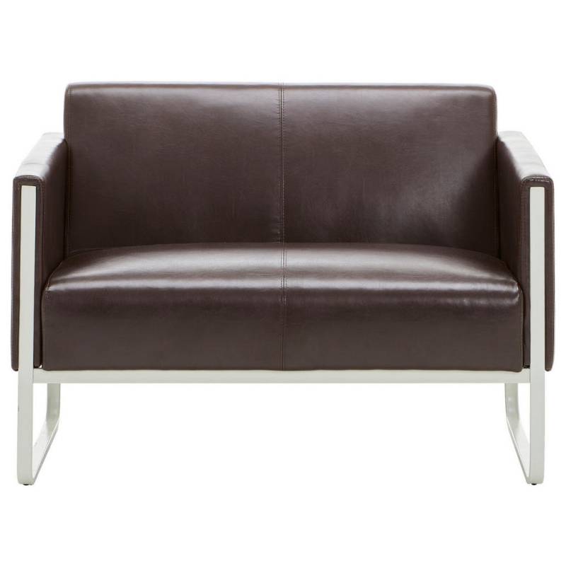 MID.YOU 2-SITZER-SOFA Dunkelbraun