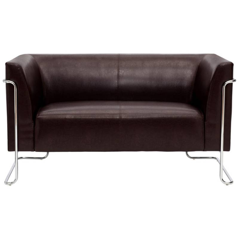 MID.YOU 2-SITZER-SOFA Dunkelbraun