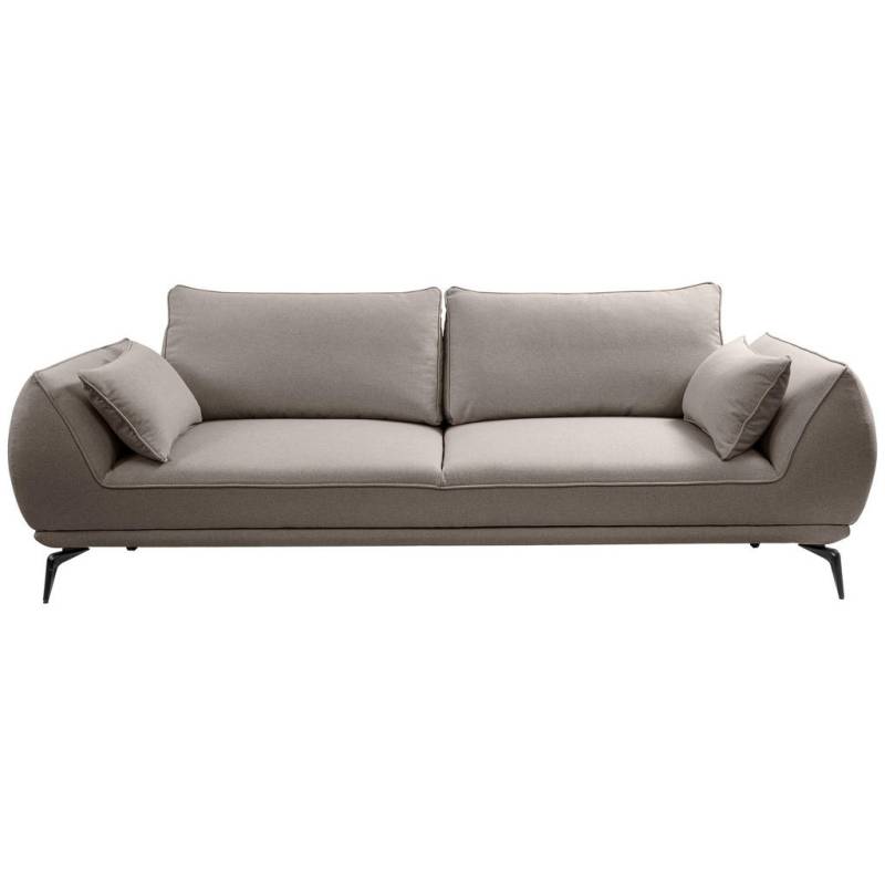 MID.YOU 3-SITZER-SOFA Hellbraun