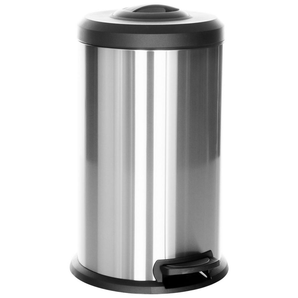 Mid.you Abfallsammler, Silber, Kunststoff, 40 L, 38x62-96x38 cm, Küchen, Küchenausstattung, Mülleimer von MID.YOU