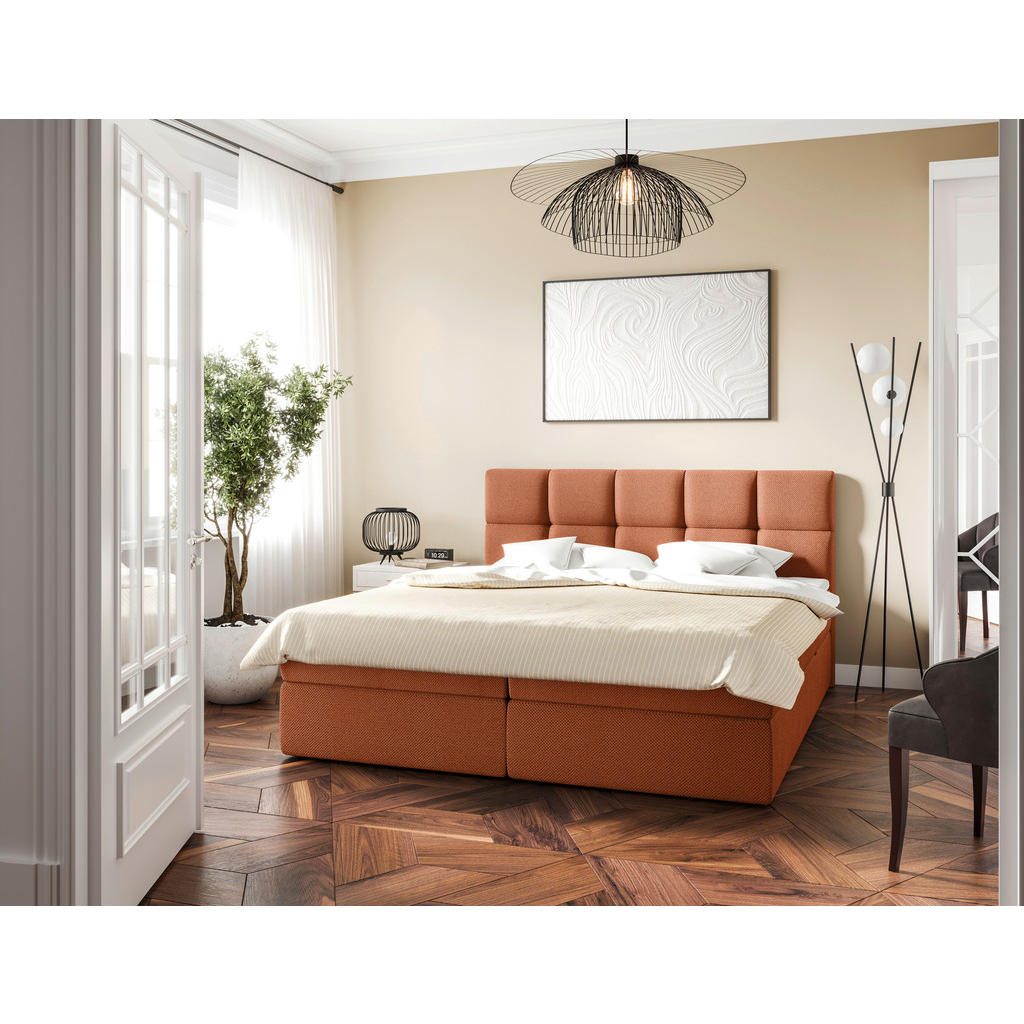 Mid.you Boxbett, Rost, Holz, Textil, H3, Höhe ca. 19 cm, 200x200 cm, Bettkasten, gepolstertes Kopfteil, Stoffauswahl, Topper durchgehend, in verschiedenen Größen erhältlich, Schlafzimmer, Betten, Doppelbetten Mid.you Boxbett, Rost, Holz, Textil, H3, Höhe ca. 19 cm, 200x200 cm, Bettkasten, gepolstertes Kopfteil, Stoffauswahl, Topper durchgehend, in verschiedenen Größen erhältlich, Schlafzimmer, Betten, Doppelbetten von MID.YOU