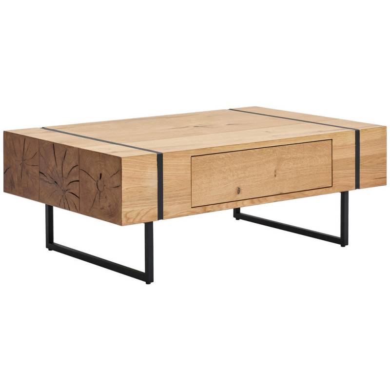 MID.YOU COUCHTISCH Natur, Schwarz