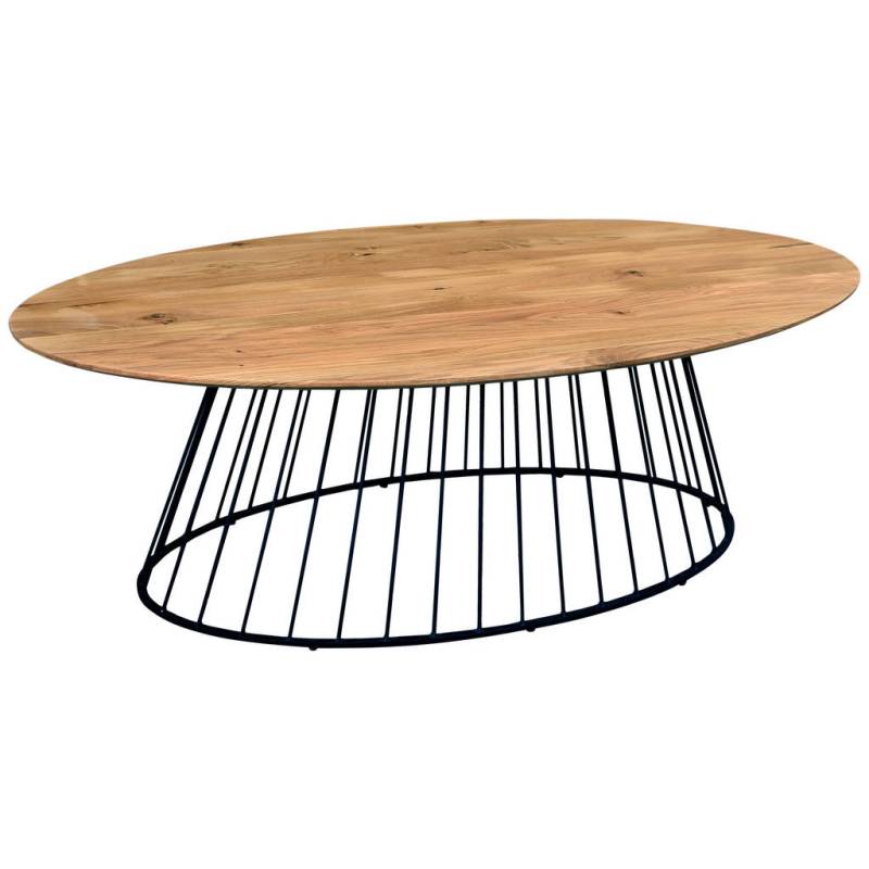 MID.YOU COUCHTISCH Natur, Schwarz