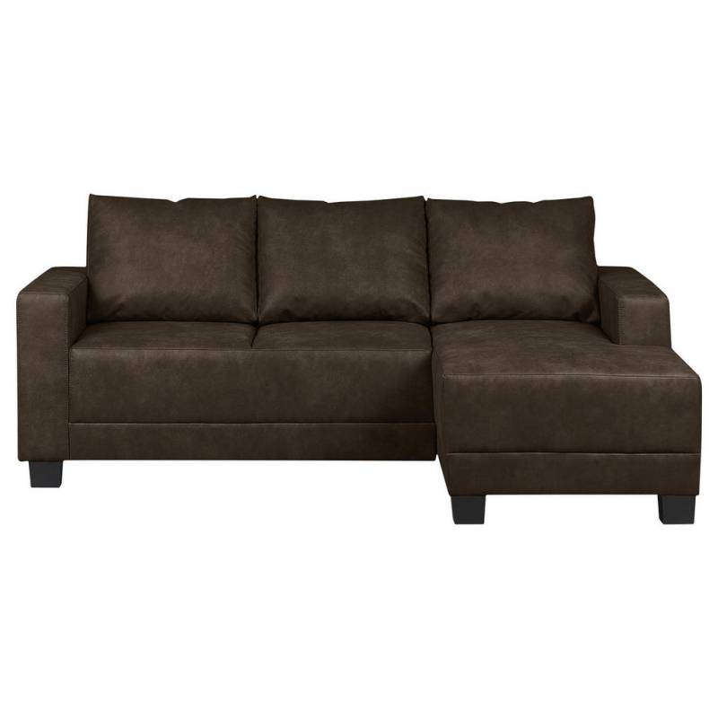 MID.YOU ECKSOFA Dunkelbraun