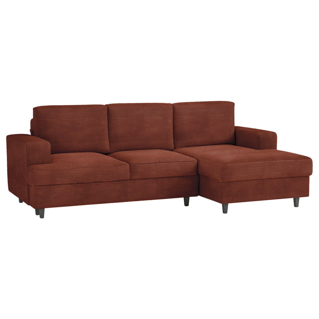 Mid.you Ecksofa, Rost, Textil, Buche, 3-4-Sitzer, Füllung: Schaumstoff, Ottomane rechts, L-Form, 247x140 cm, Liegefunktion, Wohnzimmer, Sofas & Couches, Wohnlandschaften, Ecksofas Mid.you Ecksofa, Rost, Textil, Buche, 3-4-Sitzer, Füllung: Schaumstoff, Ottomane rechts, L-Form, 247x140 cm, Liegefunktion, Wohnzimmer, Sofas & Couches, Wohnlandschaften, Ecksofas von MID.YOU