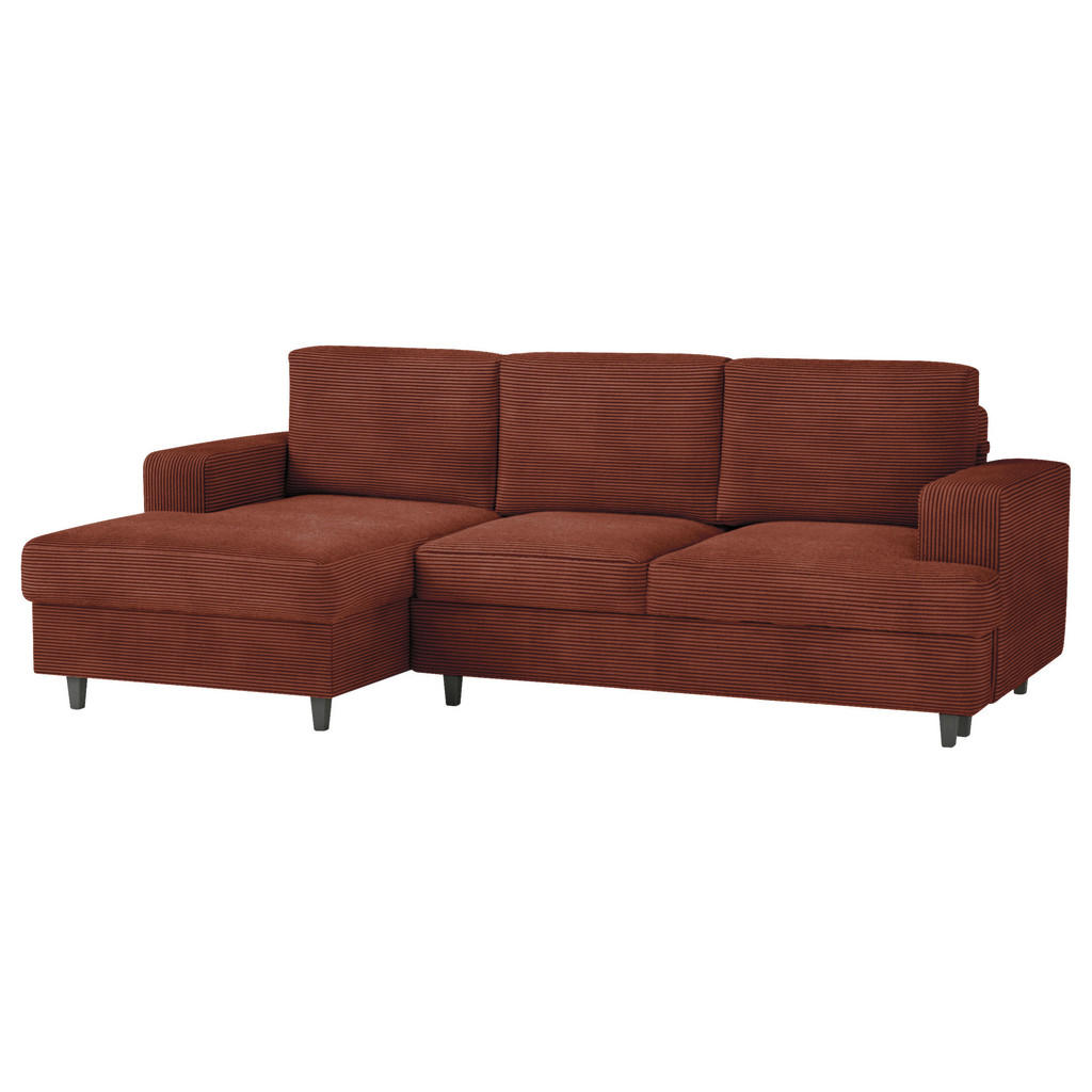 Mid.you Ecksofa, Rost, Textil, Buche, 3-4-Sitzer, Füllung: Schaumstoff, Ottomane links, L-Form, 247x140 cm, Liegefunktion, Wohnzimmer, Sofas & Couches, Wohnlandschaften, Ecksofas Mid.you Ecksofa, Rost, Textil, Buche, 3-4-Sitzer, Füllung: Schaumstoff, Ottomane links, L-Form, 247x140 cm, Liegefunktion, Wohnzimmer, Sofas & Couches, Wohnlandschaften, Ecksofas von MID.YOU