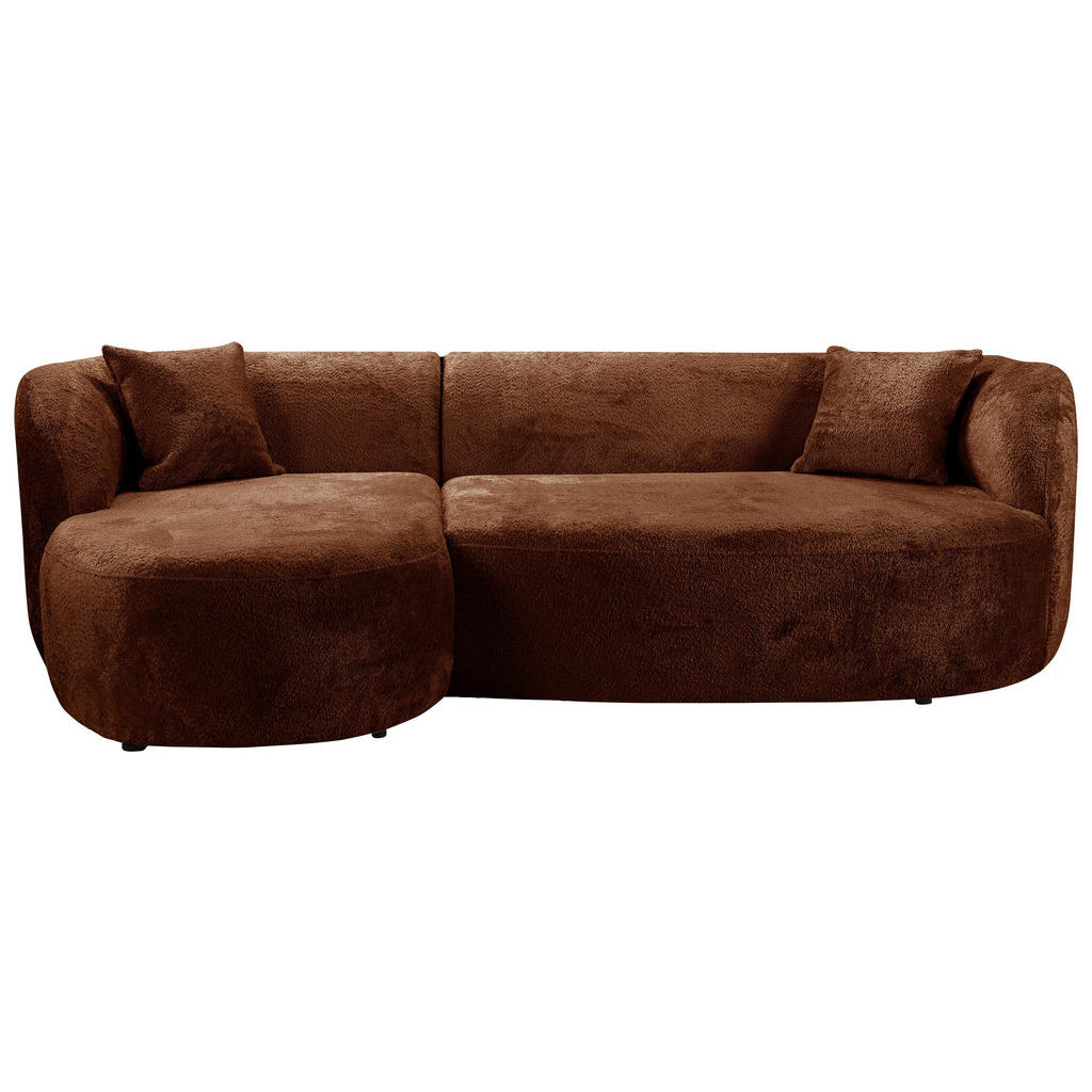 Mid.you Ecksofa, Rost, Textil, 3-Sitzer, Ottomane links, L-Form, 264x143 cm, Made in EU, Wohnzimmer, Sofas & Couches, Wohnlandschaften, Ecksofas Mid.you Ecksofa, Rost, Textil, 3-Sitzer, Ottomane links, L-Form, 264x143 cm, Made in EU, Wohnzimmer, Sofas & Couches, Wohnlandschaften, Ecksofas von MID.YOU
