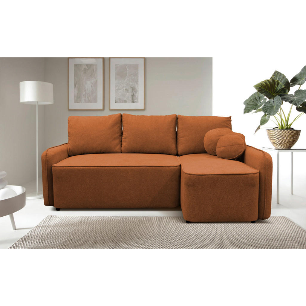 Mid.you Ecksofa Fancy, Rost, Textil, 3-Sitzer, Füllung: Schaumstoff, 209x143 cm, Made in EU, Wohnzimmer, Sofas & Couches, Wohnlandschaften, Ecksofas mit Schlaffunktion Mid.you Ecksofa Fancy, Rost, Textil, 3-Sitzer, Füllung: Schaumstoff, 209x143 cm, Made in EU, Wohnzimmer, Sofas & Couches, Wohnlandschaften, Ecksofas mit Schlaffunktion von MID.YOU