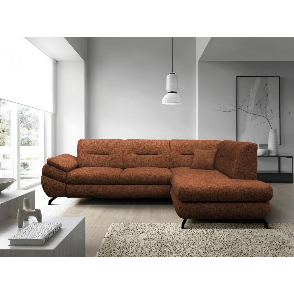 Mid.you Ecksofa Imo, Rost, Textil, 3-Sitzer, Füllung: Schaumstoff, 274x201 cm, Made in EU, Wohnzimmer, Sofas & Couches, Wohnlandschaften, Ecksofas mit Schlaffunktion Mid.you Ecksofa Imo, Rost, Textil, 3-Sitzer, Füllung: Schaumstoff, 274x201 cm, Made in EU, Wohnzimmer, Sofas & Couches, Wohnlandschaften, Ecksofas mit Schlaffunktion von MID.YOU
