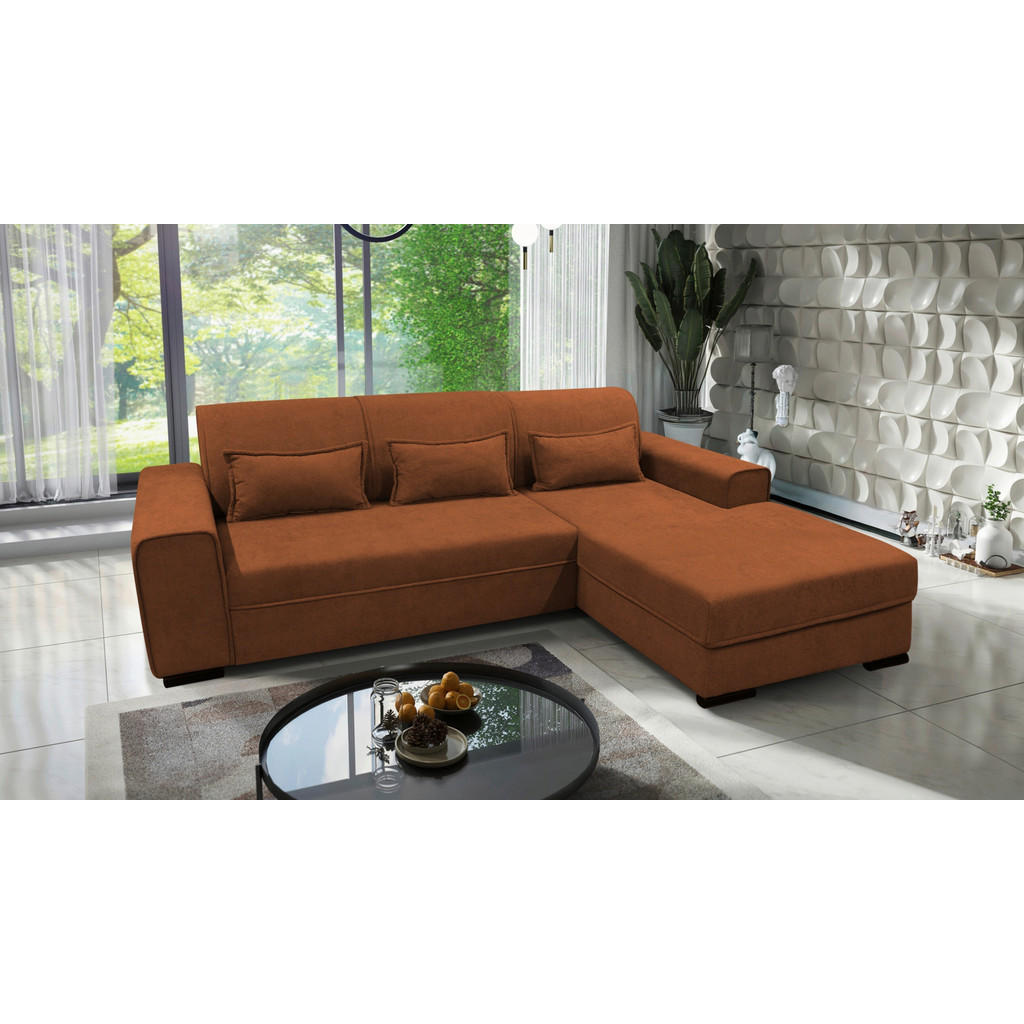 Mid.you Ecksofa Classic, Rost, Textil, 3-Sitzer, Füllung: Schaumstoff, 270x175 cm, Made in EU, Wohnzimmer, Sofas & Couches, Wohnlandschaften, Ecksofas mit Schlaffunktion Mid.you Ecksofa Classic, Rost, Textil, 3-Sitzer, Füllung: Schaumstoff, 270x175 cm, Made in EU, Wohnzimmer, Sofas & Couches, Wohnlandschaften, Ecksofas mit Schlaffunktion von MID.YOU