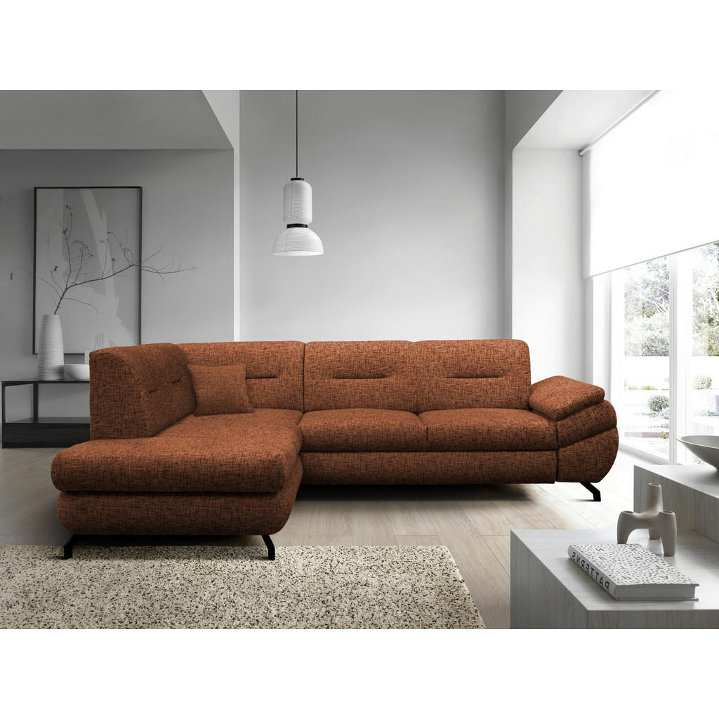 Mid.you Ecksofa Imo, Rost, Textil, 3-Sitzer, Füllung: Schaumstoff, 274x201 cm, Made in EU, Wohnzimmer, Sofas & Couches, Wohnlandschaften, Ecksofas mit Schlaffunktion Mid.you Ecksofa Imo, Rost, Textil, 3-Sitzer, Füllung: Schaumstoff, 274x201 cm, Made in EU, Wohnzimmer, Sofas & Couches, Wohnlandschaften, Ecksofas mit Schlaffunktion von MID.YOU