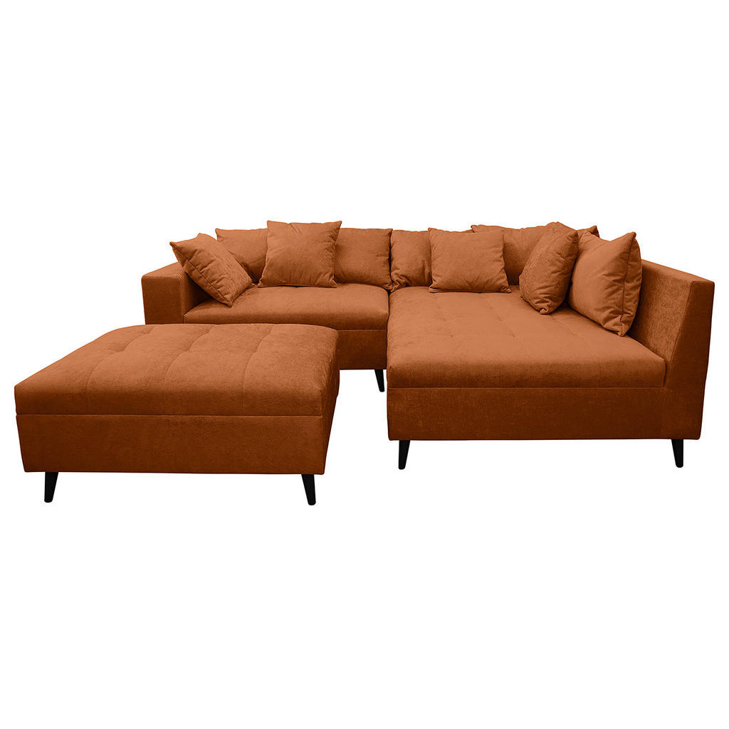 Mid.you Ecksofa, Rost, Textil, Birke, 3-Sitzer, Füllung: Schaumstoffflocken,Schaumstoffflocken, Ottomane rechts, L-Form, 247x174 cm, Made in EU, Rücken echt, Armteil links, Wohnzimmer, Sofas & Couches, Wohnlandschaften, Ecksofas Mid.you Ecksofa, Rost, Textil, Birke, 3-Sitzer, Füllung: Schaumstoffflocken,Schaumstoffflocken, Ottomane rechts, L-Form, 247x174 cm, Made in EU, Rücken echt, Armteil links, Wohnzimmer, Sofas & Couches, Wohnlandschaften, Ecksofas von MID.YOU