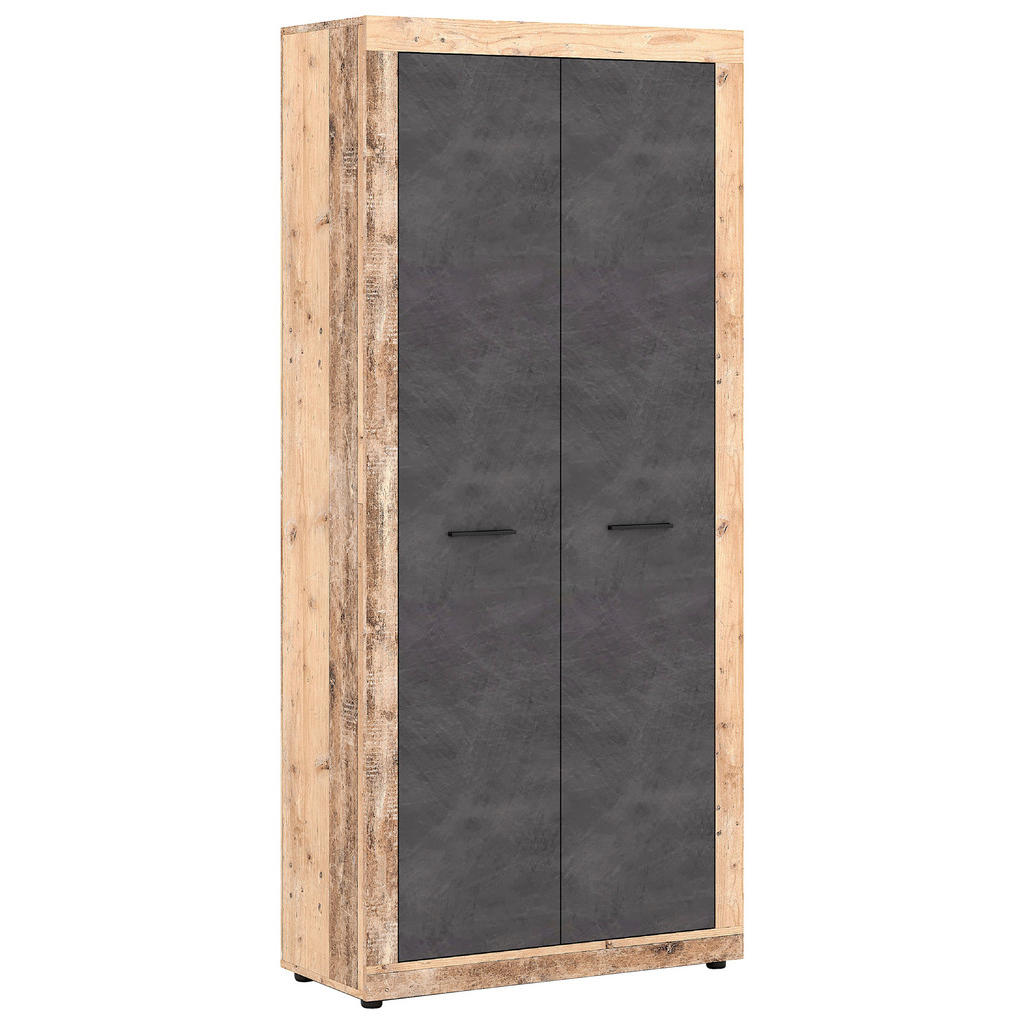 MID.YOU GARDEROBENSCHRANK Graphit, Alteiche MID.YOU GARDEROBENSCHRANK Graphit, Alteiche