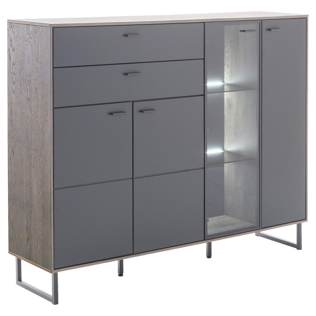 MID.YOU HIGHBOARD Schwarz, Eiche