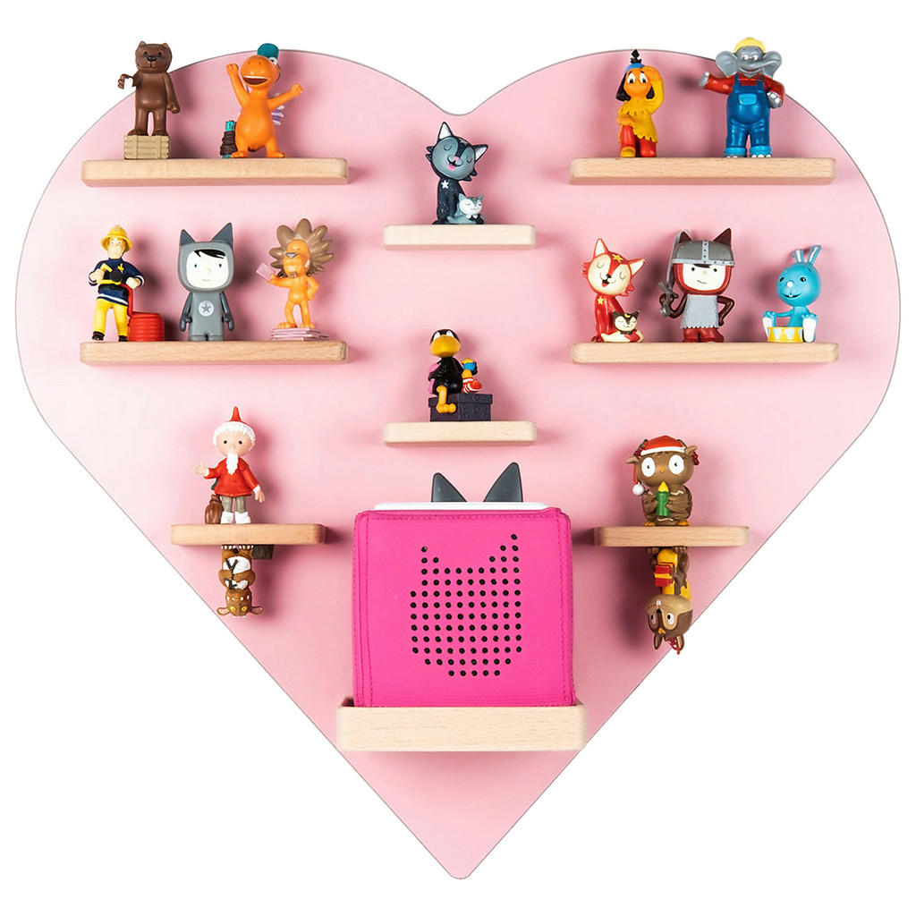 Mid.you Kinderregal, Rosa, Holzwerkstoff, 9 Fächer, 54x51x19 cm, erweiterbar, Toniebox und tonies®-Figuren kompatibel, Kinder- & Jugendzimmer, Kindermöbel, Kinderregale von MID.YOU