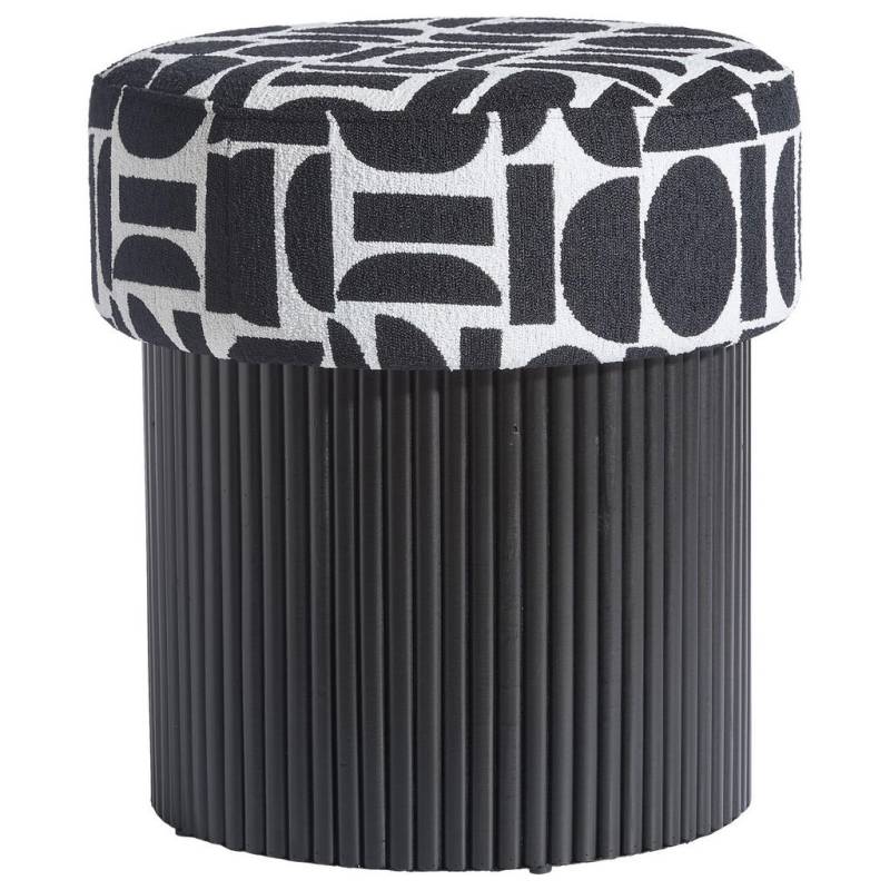 MID.YOU HOCKER Schwarz, Weiß