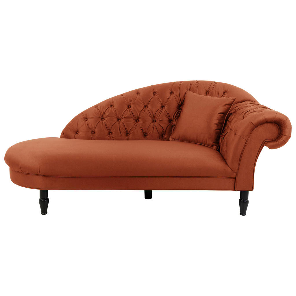 Mid.you Récamiere, Rost, Textil, Buche, vollmassiv, Füllung: Kaltschaum, Silikon, 103x91x216 cm, Made in EU, Wohnzimmer, Sofas & Couches, Sofas, Recamieren Mid.you Récamiere, Rost, Textil, Buche, vollmassiv, Füllung: Kaltschaum, Silikon, 103x91x216 cm, Made in EU, Wohnzimmer, Sofas & Couches, Sofas, Recamieren von MID.YOU