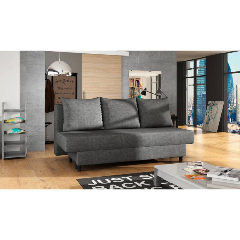 MID.YOU SCHLAFSOFA Dunkelgrau