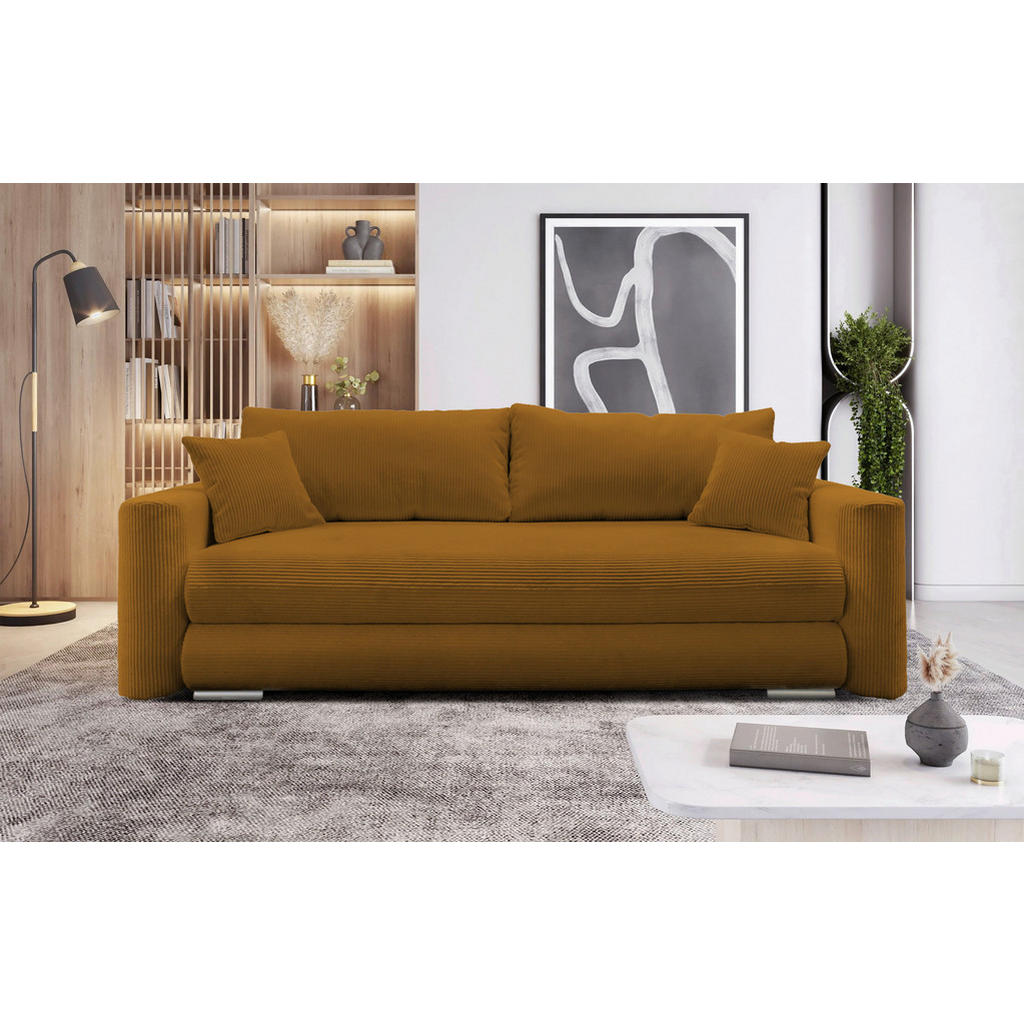 Mid.you Schlafsofa, Rost, Textil, 232x88x105 cm, Liegefunktion, Wohnzimmer, Sofas & Couches, Schlafsofas, Schlafsofas mit Bettkasten Mid.you Schlafsofa, Rost, Textil, 232x88x105 cm, Liegefunktion, Wohnzimmer, Sofas & Couches, Schlafsofas, Schlafsofas mit Bettkasten von MID.YOU