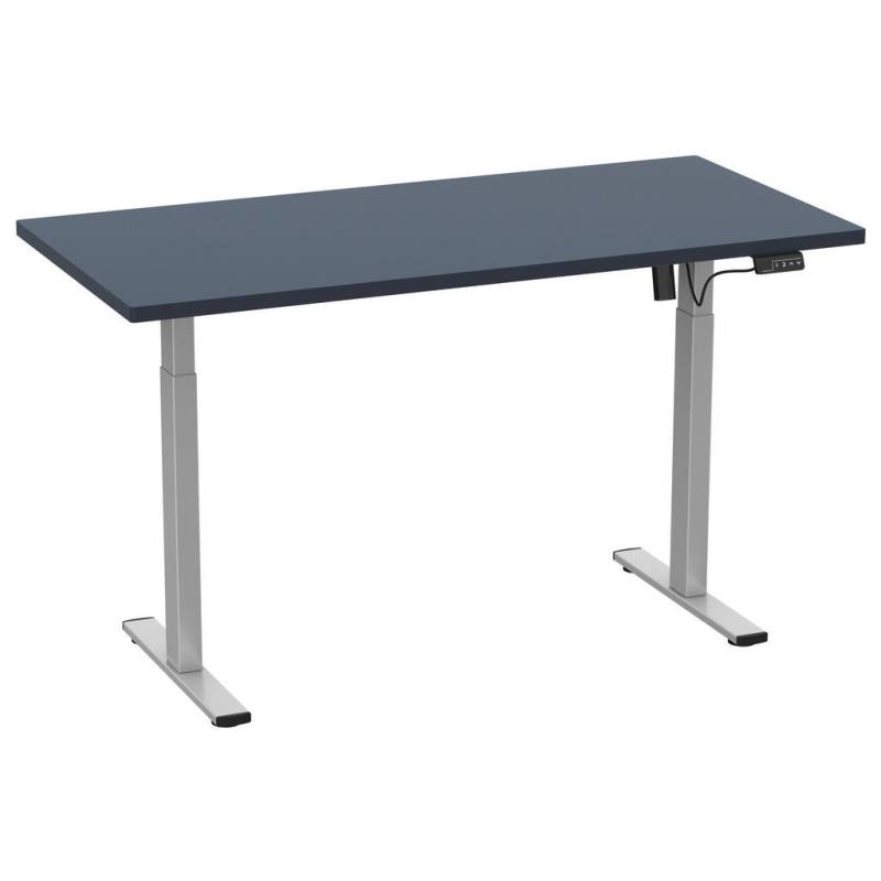 MID.YOU SCHREIBTISCH Anthrazit, Silber