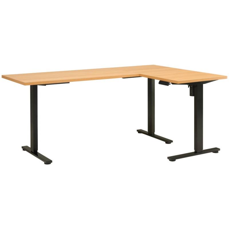 MID.YOU SCHREIBTISCH Schwarz, Eiche