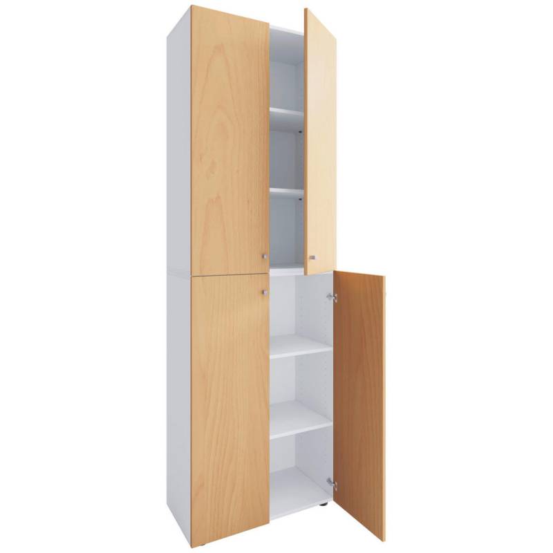 MID.YOU SCHUHSCHRANK Weiß, Buche