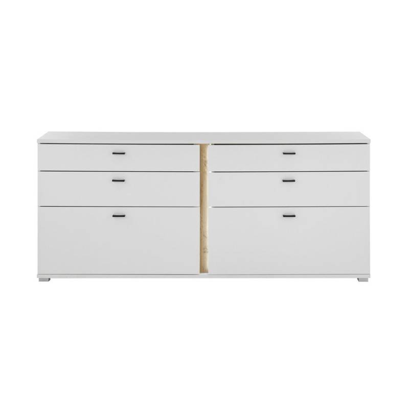 MID.YOU SIDEBOARD Weiß, Eiche Wotan