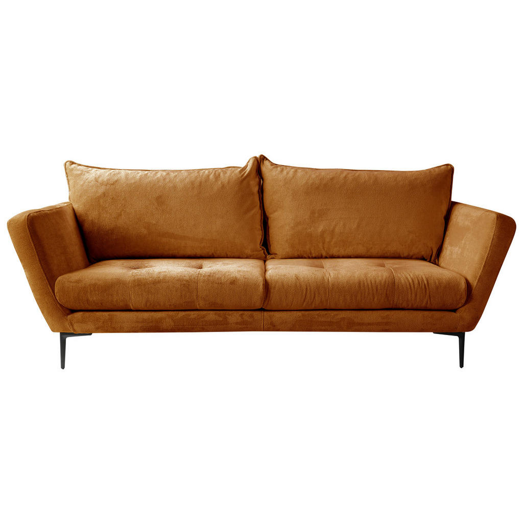 Mid.you Sofa, Rost, Textil, 3-Sitzer, Füllung: Polyurethan (Pur), 225x86x95 cm, Made in EU, Wohnzimmer, Sofas & Couches, Sofas Mid.you Sofa, Rost, Textil, 3-Sitzer, Füllung: Polyurethan (Pur), 225x86x95 cm, Made in EU, Wohnzimmer, Sofas & Couches, Sofas von MID.YOU