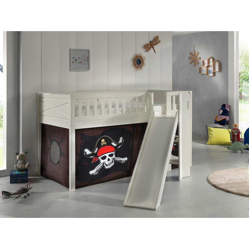 Vipack Spielbett, Weiß, Holz, Kiefer, massiv, Pirat, Höhe ca. 20 cm, 90x200 cm, Kinder- & Jugendzimmer, Kindermöbel, Kinderbetten, Spielbetten Vipack Spielbett, Weiß, Holz, Kiefer, massiv, Pirat, Höhe ca. 20 cm, 90x200 cm, Kinder- & Jugendzimmer, Kindermöbel, Kinderbetten, Spielbetten von Vipack