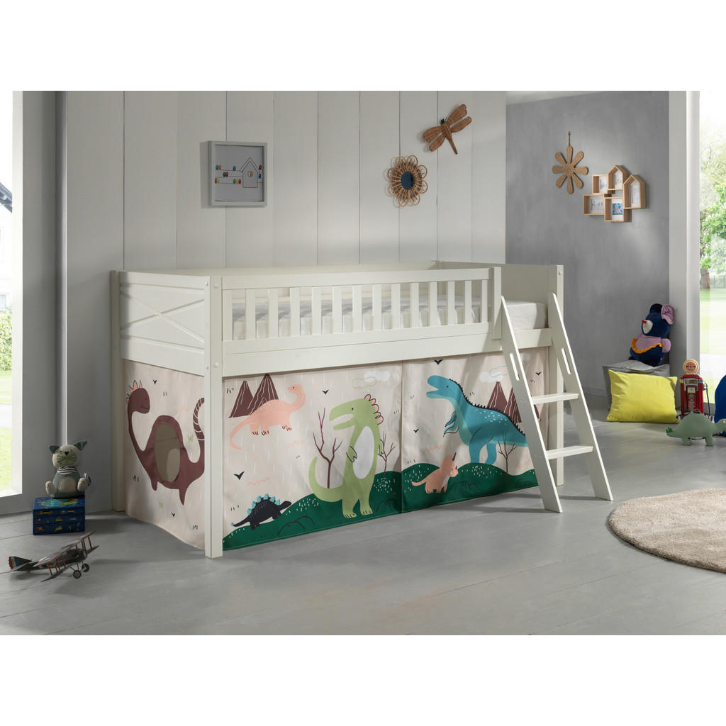 Vipack Spielbett, Weiß, Holz, Kiefer, massiv, Dinosaurier, Höhe ca. 20 cm, 90x200 cm, Kinder- & Jugendzimmer, Kindermöbel, Kinderbetten, Spielbetten Vipack Spielbett, Weiß, Holz, Kiefer, massiv, Dinosaurier, Höhe ca. 20 cm, 90x200 cm, Kinder- & Jugendzimmer, Kindermöbel, Kinderbetten, Spielbetten von Vipack