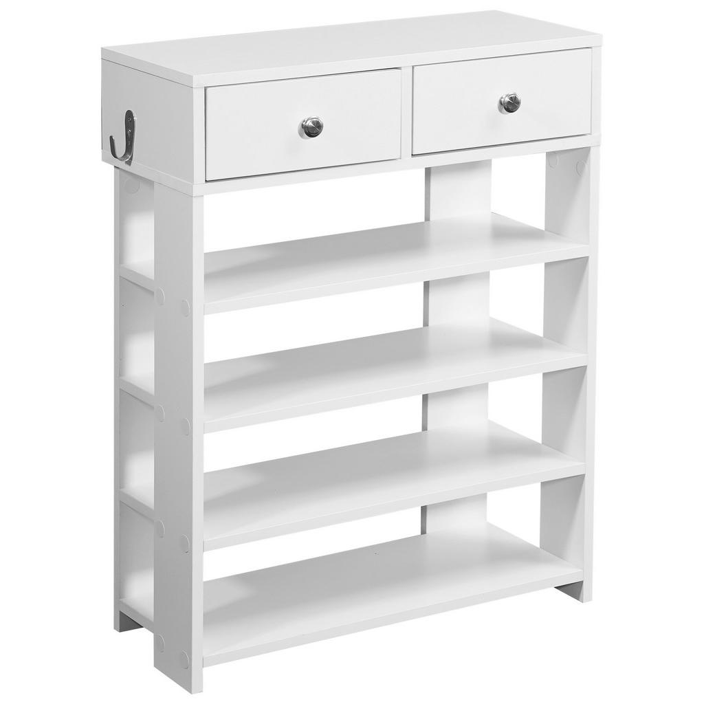 Mid.you Regal, Weiß, Metall, 4 Fächer, 2 Schublade(n) Schubladen, 60x79x24 cm, stehend, Wohnzimmer, Regale, Bücherregale Mid.you Regal, Weiß, Metall, 4 Fächer, 2 Schublade(n) Schubladen, 60x79x24 cm, stehend, Wohnzimmer, Regale, Bücherregale von MID.YOU