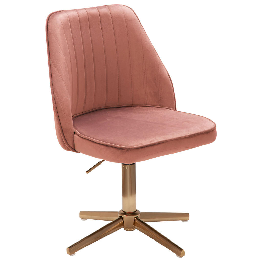 Mid.you Stuhl, Rosa, Sternfuß, 60x100x60 cm, Esszimmer, Stühle, Esszimmerstühle von MID.YOU