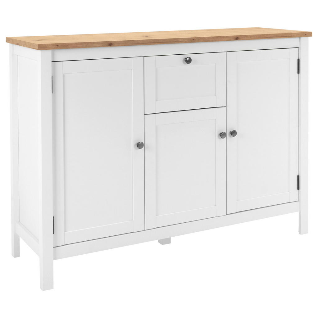 MID.YOU SIDEBOARD Weiß, Eiche