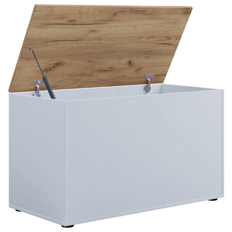 MID.YOU TRUHE Weiß, Honigeiche MID.YOU TRUHE Weiß, Honigeiche