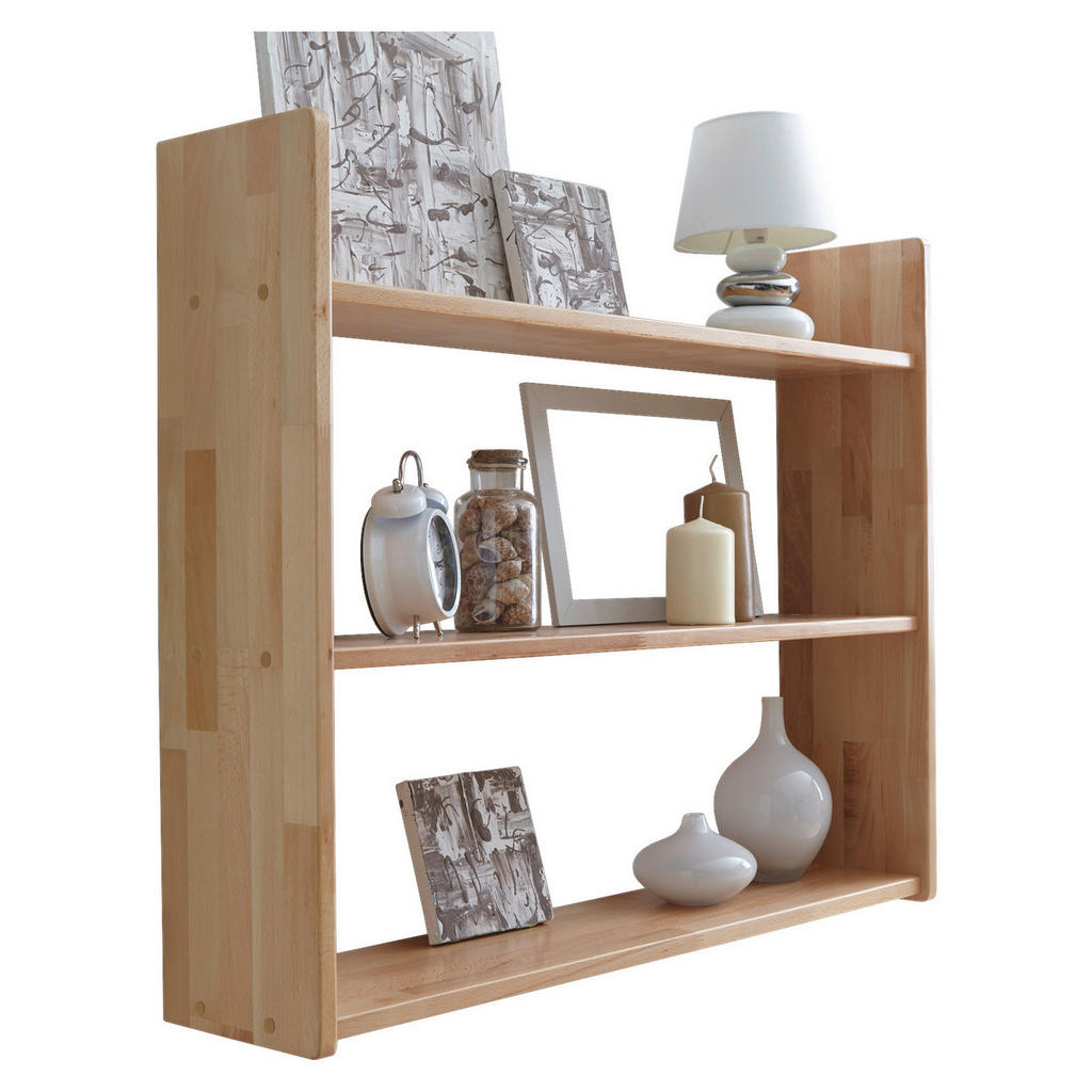 Mid.you Wandregal Ticaa 902188 Simone, Buche, Holz, Buche, massiv, 3 Fächer, 90x74x20 cm, in verschiedenen Größen erhältlich, Wohnzimmer, Regale, Wandregale Mid.you Wandregal Ticaa 902188 Simone, Buche, Holz, Buche, massiv, 3 Fächer, 90x74x20 cm, in verschiedenen Größen erhältlich, Wohnzimmer, Regale, Wandregale von MID.YOU