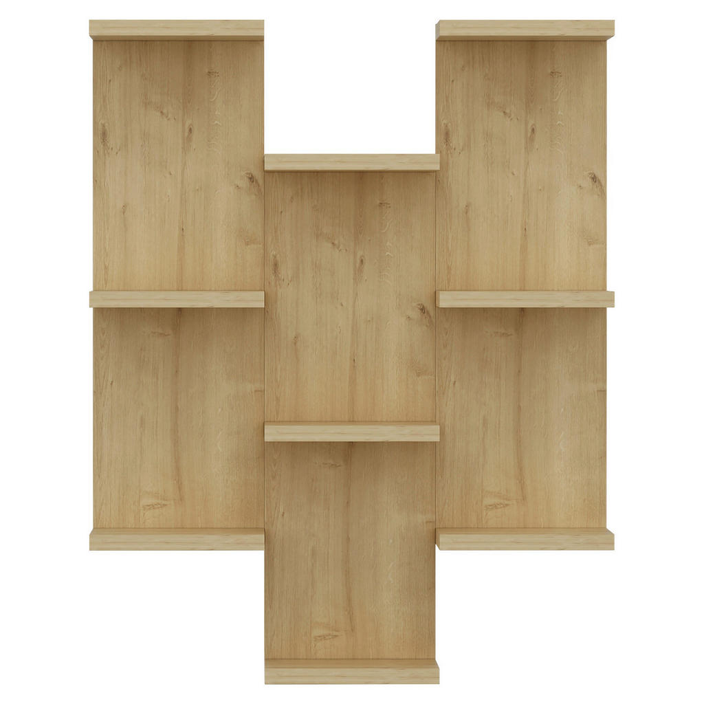 Mid.you Wandregal, Eiche, Holzwerkstoff, 58.8x74.1x21.4 cm, Küchen, Küchenmöbel, Küchenregale von MID.YOU