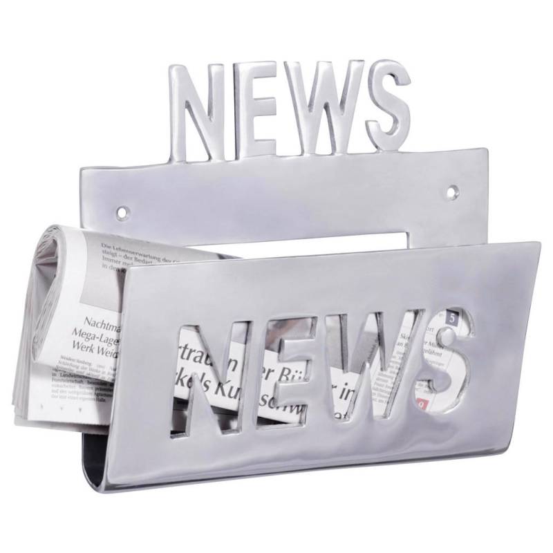 MID.YOU ZEITUNGSSTÄNDER Silber
