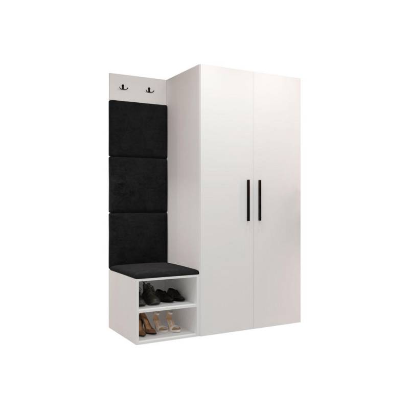 MIRJAN24 GARDEROBEN-SET Anthrazit, Weiß MIRJAN24 GARDEROBEN-SET Anthrazit, Weiß