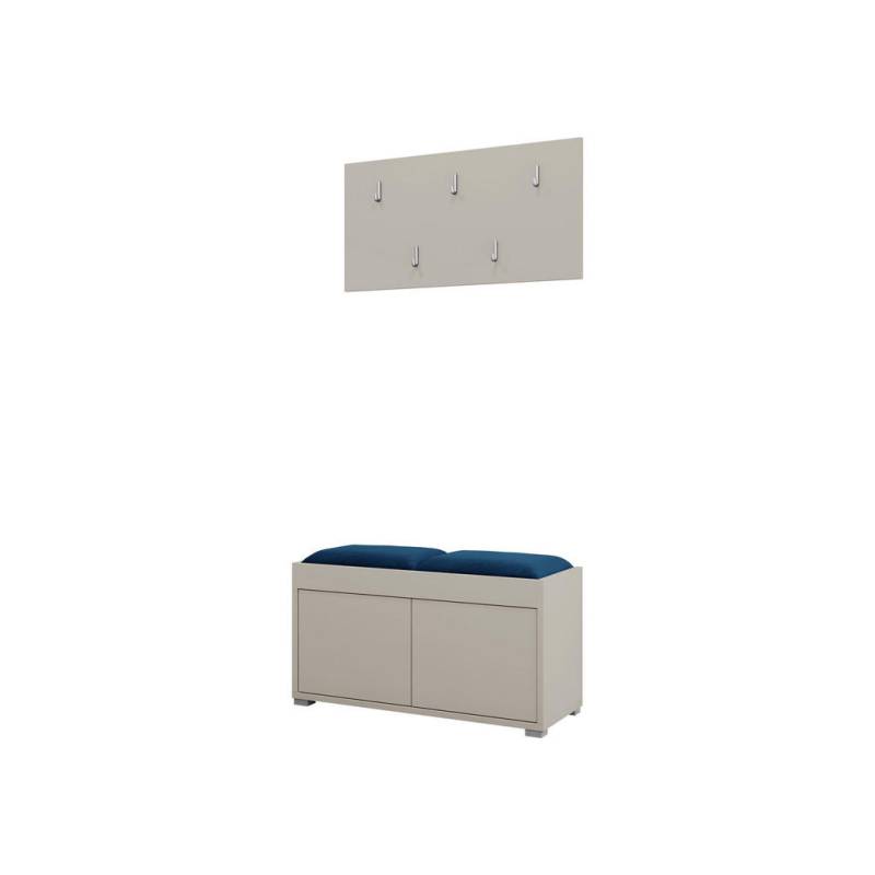 MIRJAN24 GARDEROBEN-SET Kaschmir, Blau