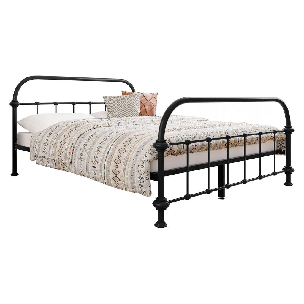 MIRJAN24 METALLBETT Schwarz