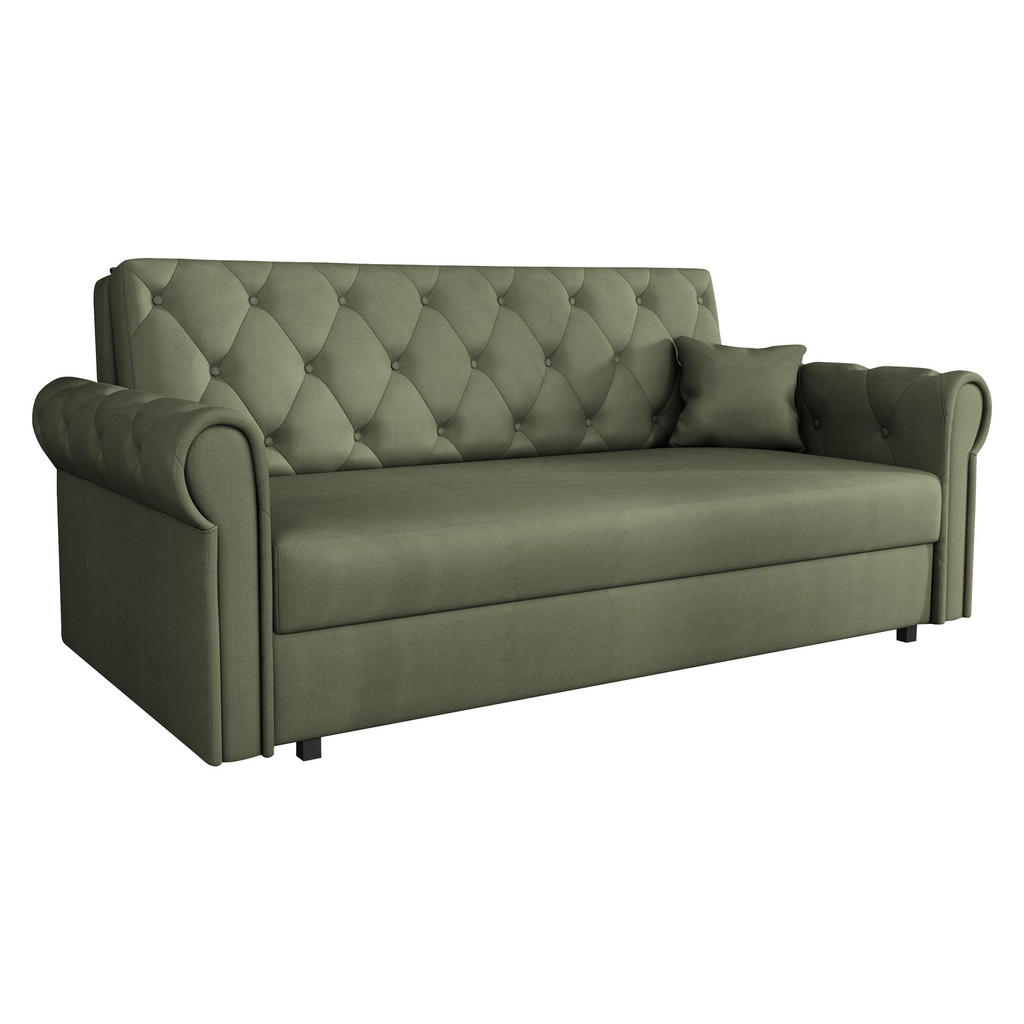 MIRJAN24 SCHLAFSOFA Dunkelgrün