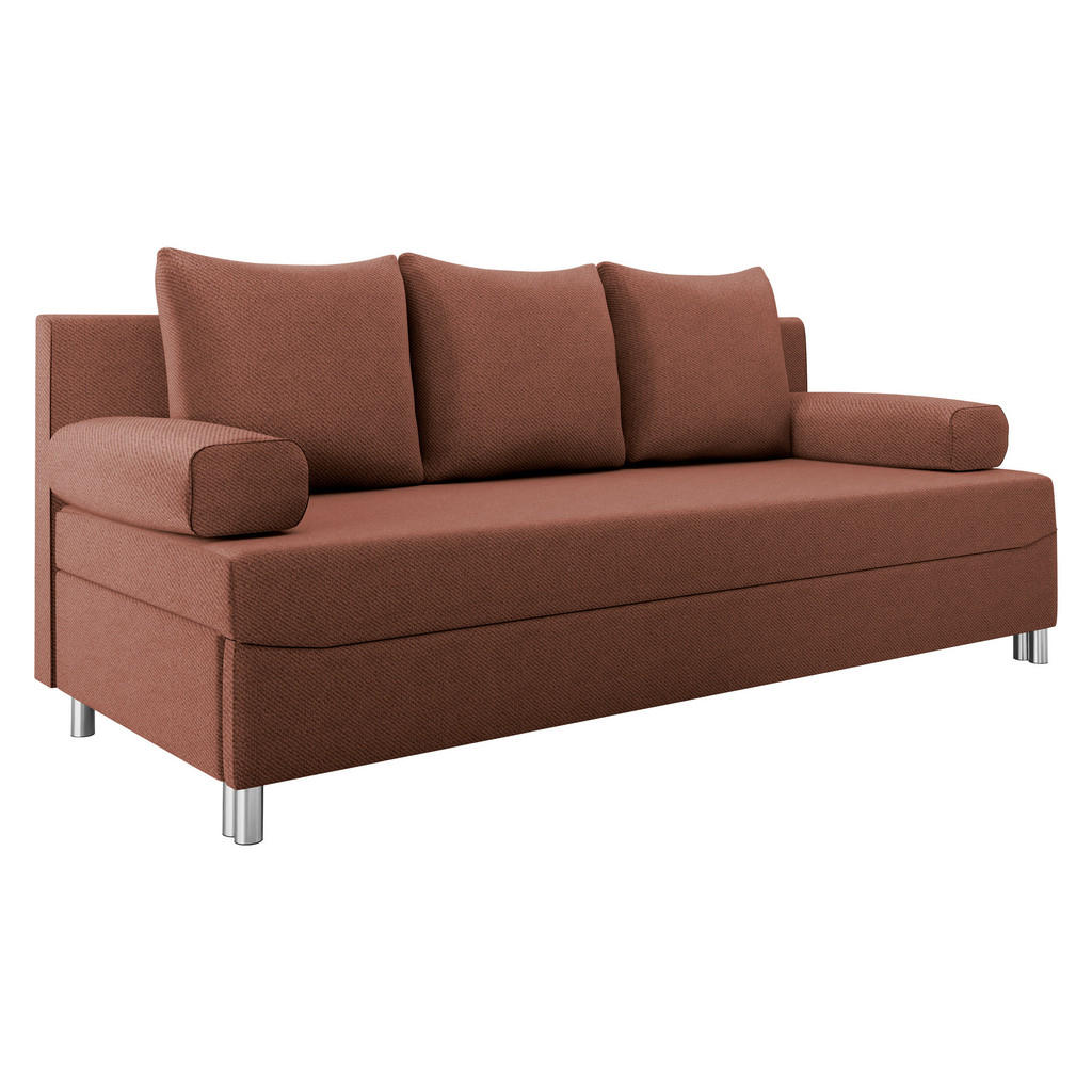 Mirjan24 Schlafsofa, Rosa, Textil, 3-Sitzer, Rechteckig, 192x86x80 cm, Wohnzimmer, Sofas & Couches, Schlafsofas Mirjan24 Schlafsofa, Rosa, Textil, 3-Sitzer, Rechteckig, 192x86x80 cm, Wohnzimmer, Sofas & Couches, Schlafsofas von MIRJAN24