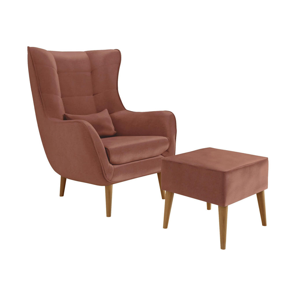 Mirjan24 Sessel, Rosa, Holz, 80x106x95 cm, Wohnzimmer, Sessel, Polstersessel Mirjan24 Sessel, Rosa, Holz, 80x106x95 cm, Wohnzimmer, Sessel, Polstersessel von MIRJAN24