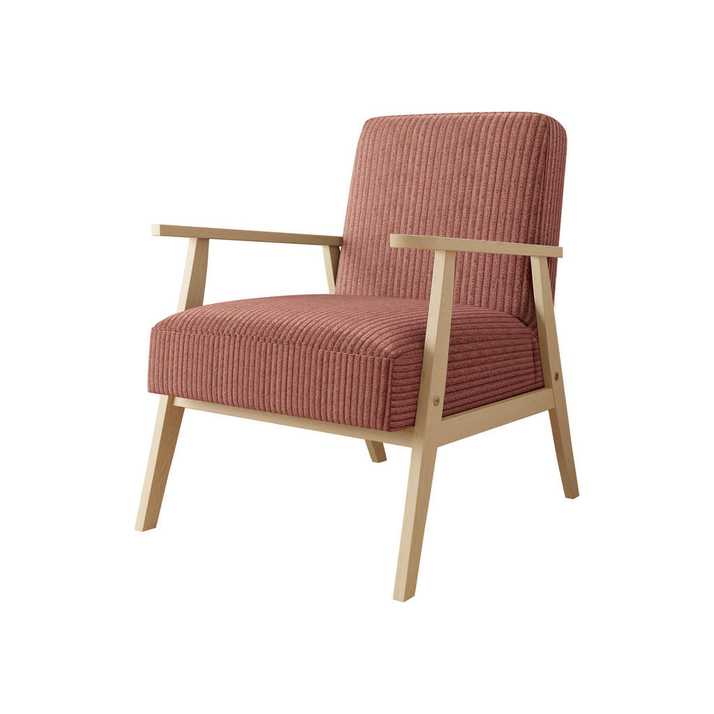 Mirjan24 Sessel, Rosa, Textil, Kiefer, 1-Sitzer, Rechteckig, 59x76x67 cm, Wohnzimmer, Sessel, Polstersessel Mirjan24 Sessel, Rosa, Textil, Kiefer, 1-Sitzer, Rechteckig, 59x76x67 cm, Wohnzimmer, Sessel, Polstersessel von MIRJAN24