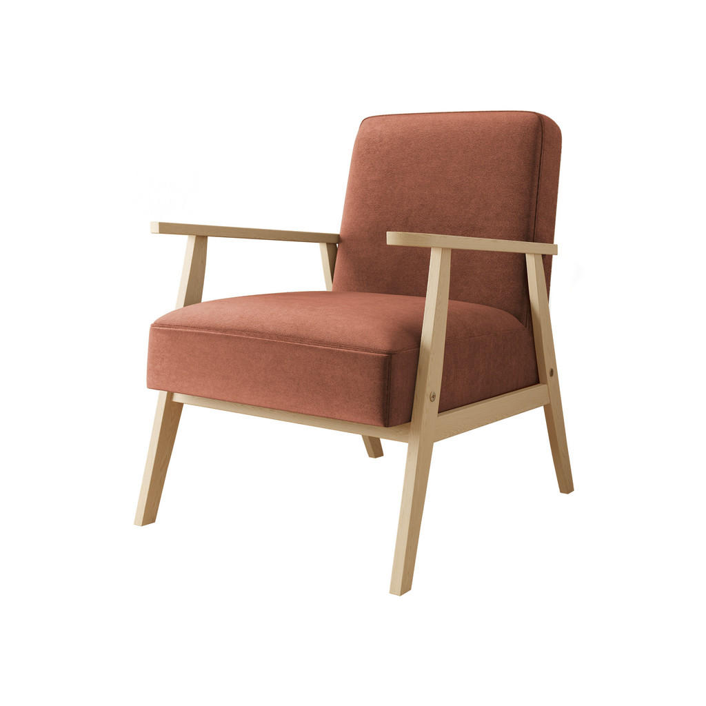 Mirjan24 Sessel, Rosa, Textil, Kiefer, 1-Sitzer, Rechteckig, 59x76x67 cm, Wohnzimmer, Sessel, Polstersessel Mirjan24 Sessel, Rosa, Textil, Kiefer, 1-Sitzer, Rechteckig, 59x76x67 cm, Wohnzimmer, Sessel, Polstersessel von MIRJAN24