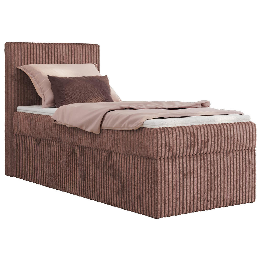 MKS Boxbett, Rosa, Textil, 1-Sitzer, H3, Höhe ca. 20 cm, Rechteckig, 90x200 cm, Oeko-Tex®, Schlafzimmer, Betten, Boxspringbetten MKS Boxbett, Rosa, Textil, 1-Sitzer, H3, Höhe ca. 20 cm, Rechteckig, 90x200 cm, Oeko-Tex®, Schlafzimmer, Betten, Boxspringbetten von MKS