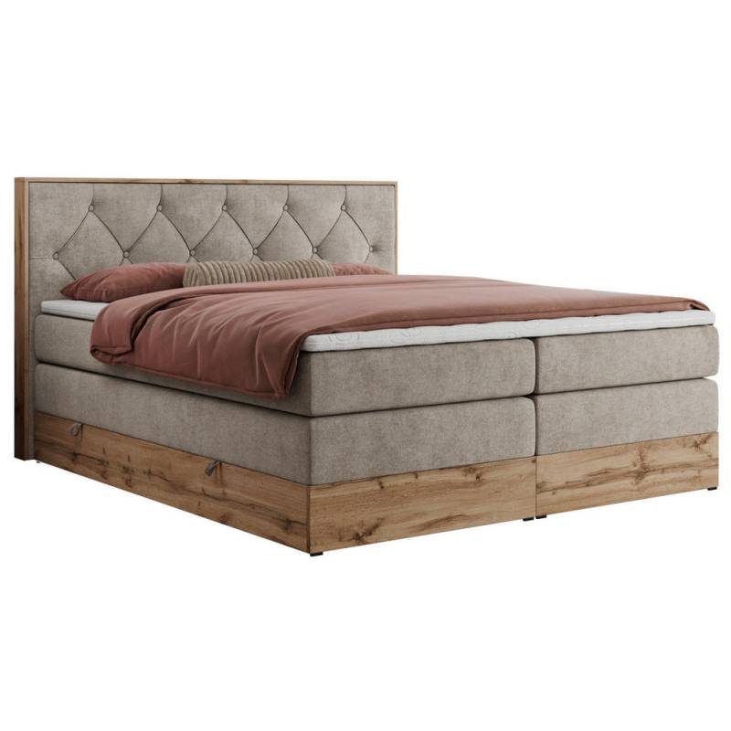 MKS BOXSPRINGBETT Beige