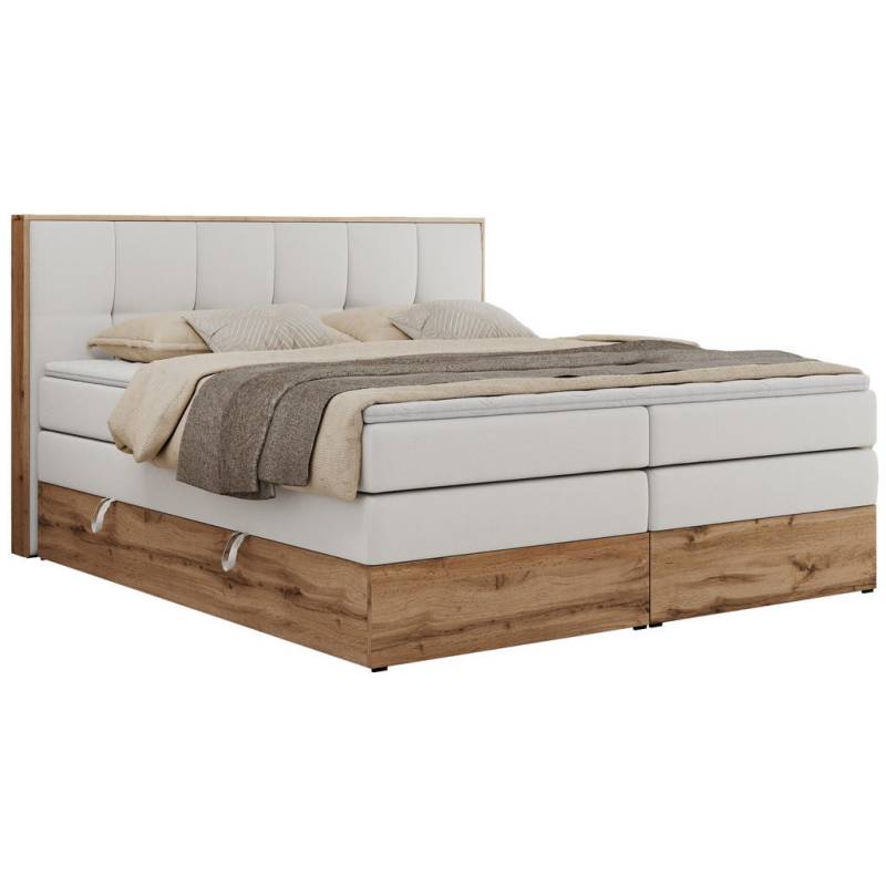 MKS BOXSPRINGBETT Weiß