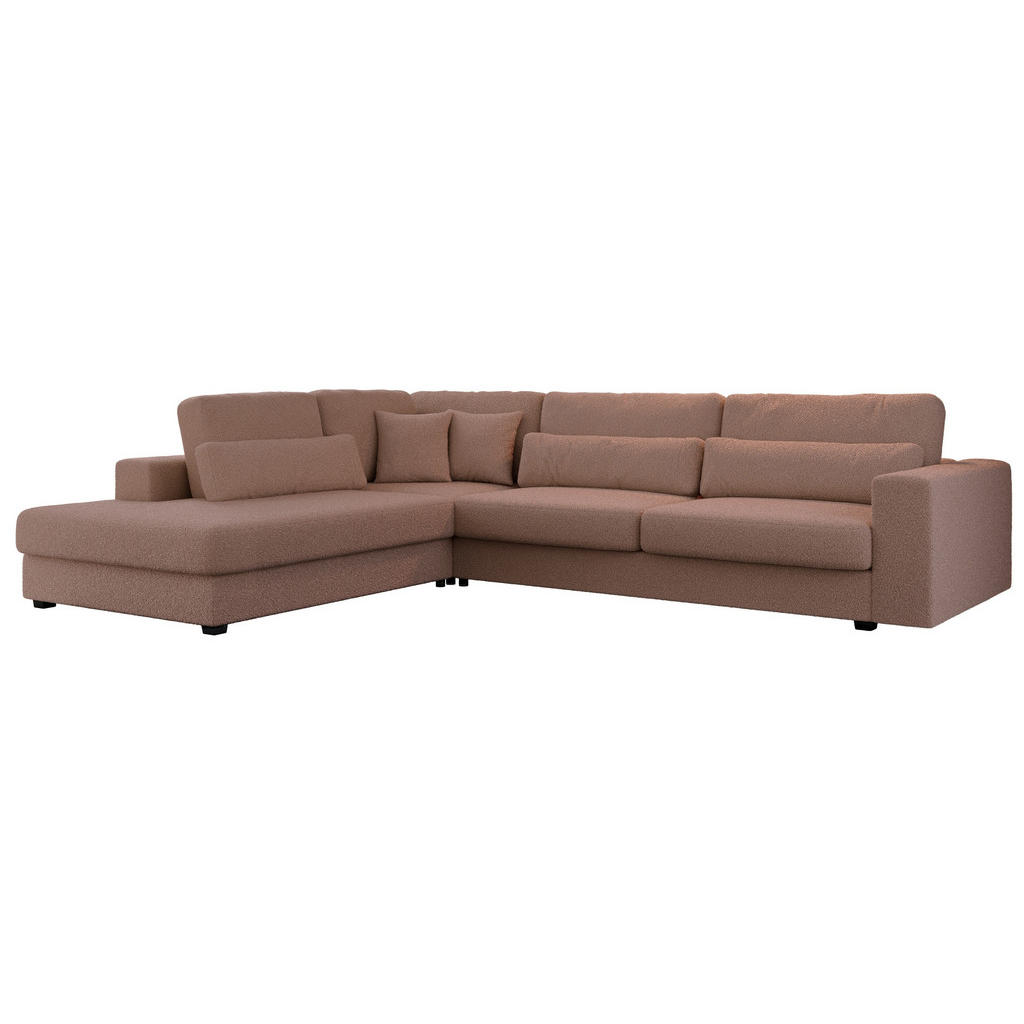 MKS Ecksofa, Rosa, Textil, 3-Sitzer, L-Form,L-Form, 316x249 cm, Oeko-Tex®, Wohnzimmer, Sofas & Couches, Wohnlandschaften, Ecksofas von MKS